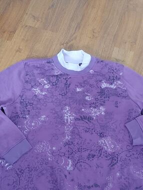 Northern Traditions Purple And Lavender Sweatshirt Sz XXL